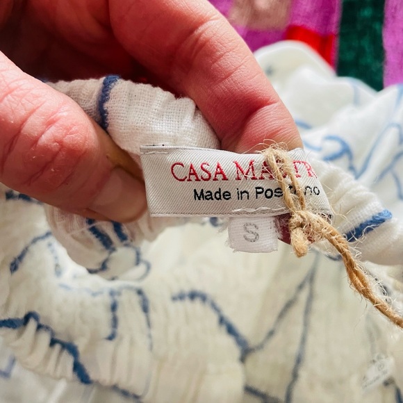 Trousers Posaposa Santorini Outline Embroidered Pants - Picture 10 of 16